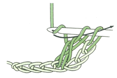 Half Double Crochet 3